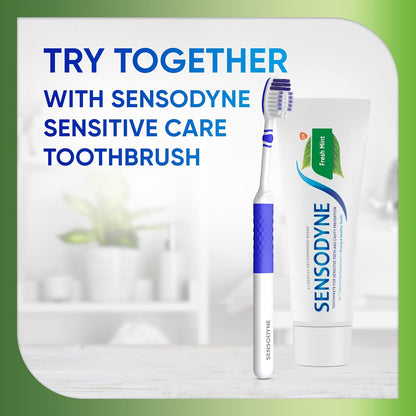 Sensodyne SLS-Free Sensitive Teeth Toothpaste – Clinically Validated Relief and Fluoride Cavity Protection, 4 oz Two-Pack