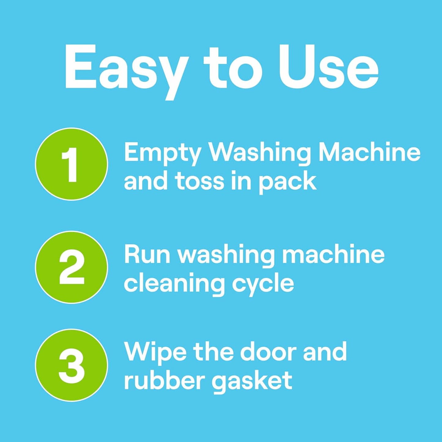 Seventh Generation Washing Machine Cleaner – Self Care Laundry Room Reset, EPA Safer Choice Drum Detox Packs