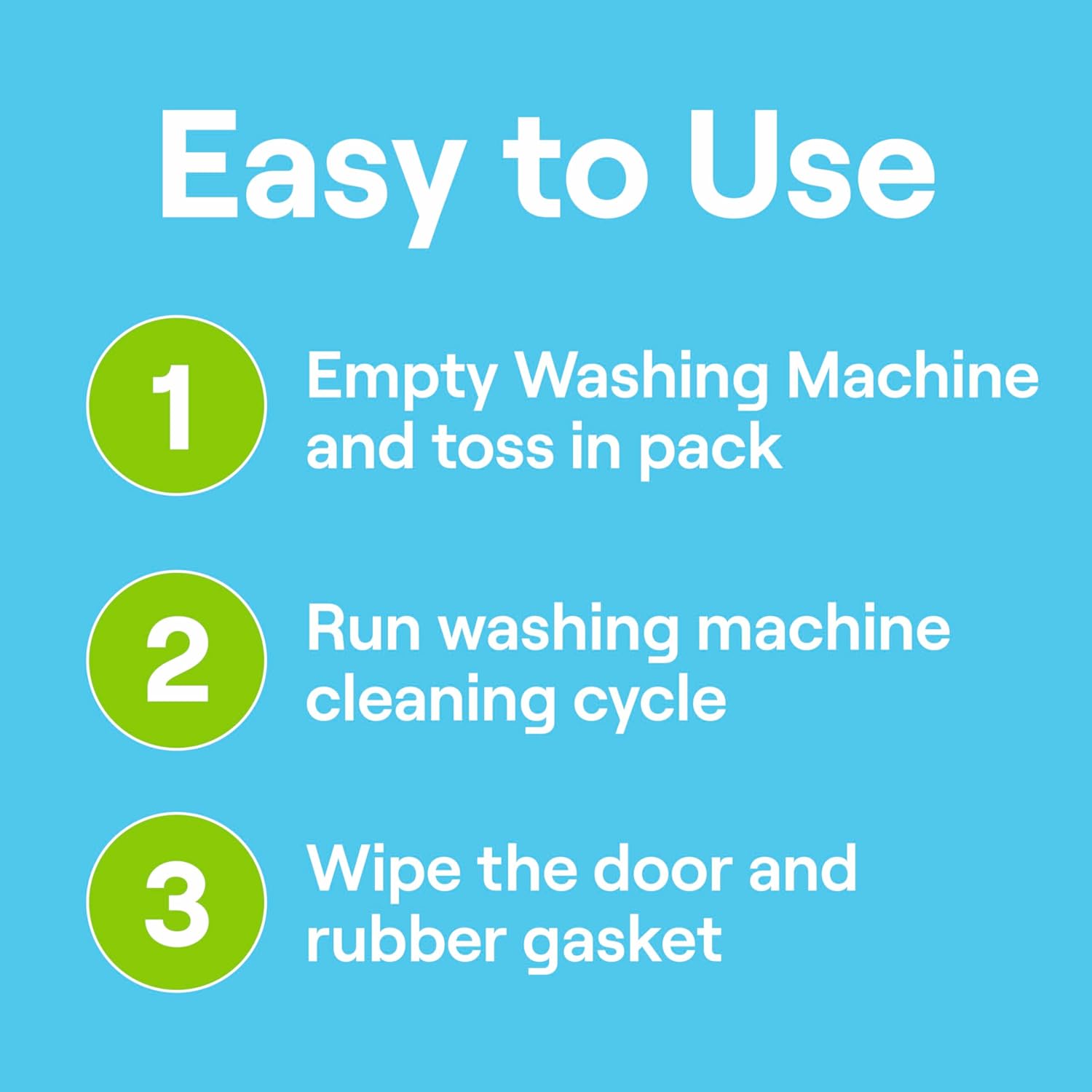 Seventh Generation Washing Machine Cleaner – Self Care Laundry Room Reset, EPA Safer Choice Drum Detox Packs