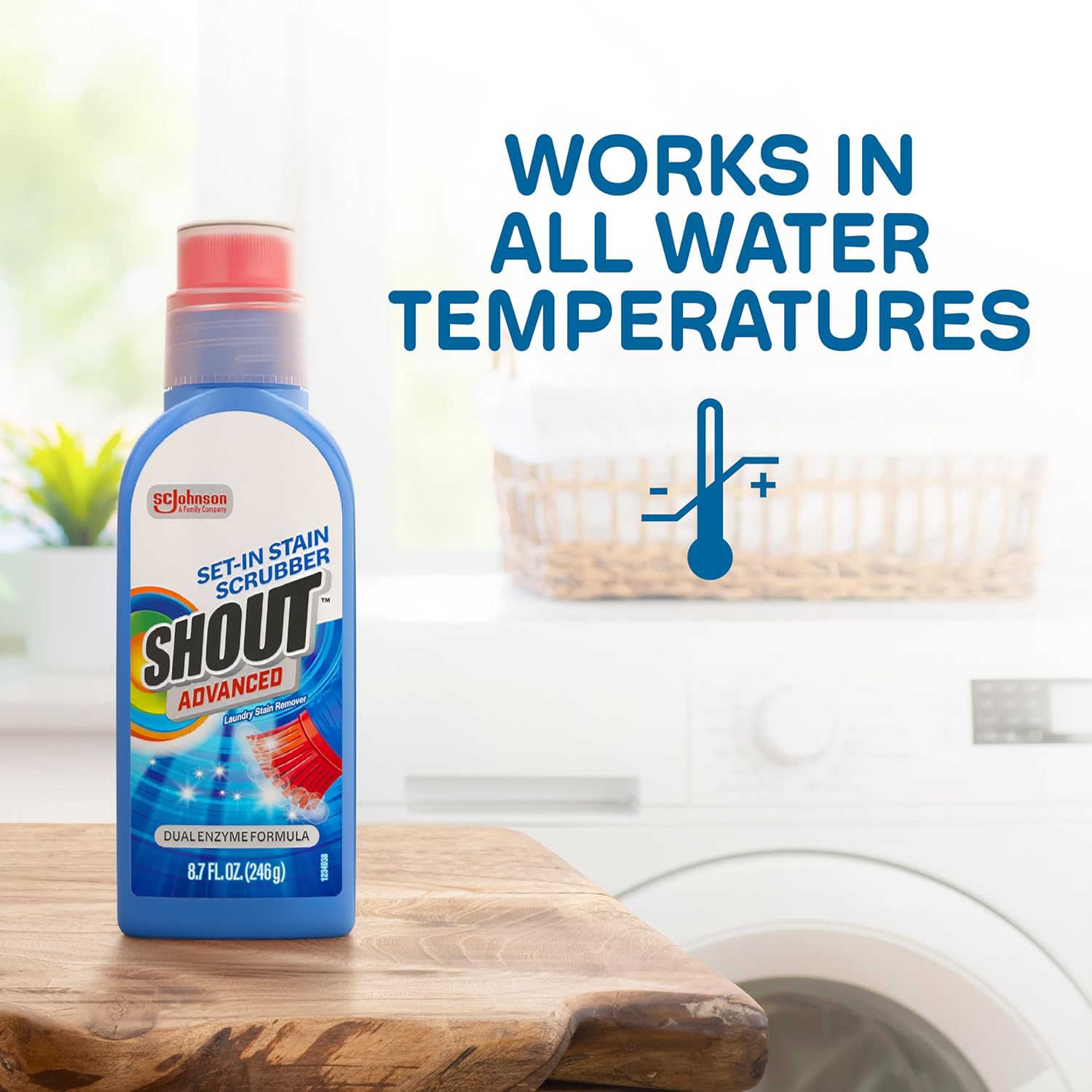 Shout Advanced Gel Stain Remover for Outdoor and Athletic Gear, Concentrated Spot Treatment for Cleat Marks, Turf Stains, and Field Dirt on Jerseys