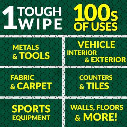 Simple Green Heavy-Duty Cleaning Wipes for Streamlined Garages, One-Step Degreasing Towels