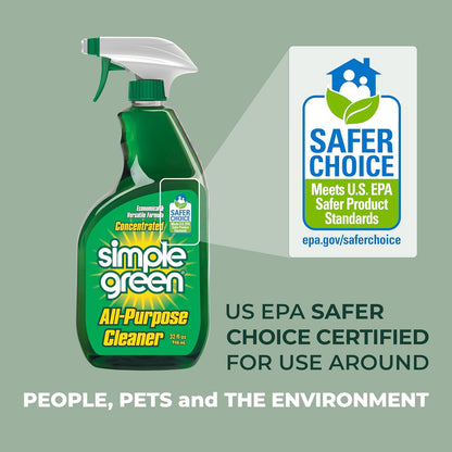 Simple Green Multi-Surface Cleaner – Desk, Keyboard, and Counter Spray for Remote Workers
