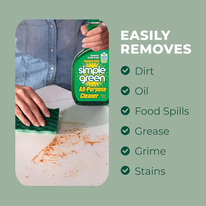 Simple Green Multi-Surface Cleaner – Desk, Keyboard, and Counter Spray for Remote Workers