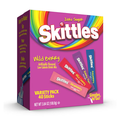 Skittles Singles To Go Powdered Drink Mix – Thoughtful Hydration Gift for Cancer Patients and Recovery Warriors
