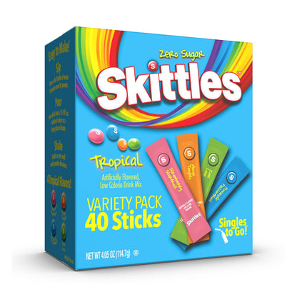Skittles Singles To Go Powdered Drink Mix – Thoughtful Hydration Gift for Cancer Patients and Recovery Warriors