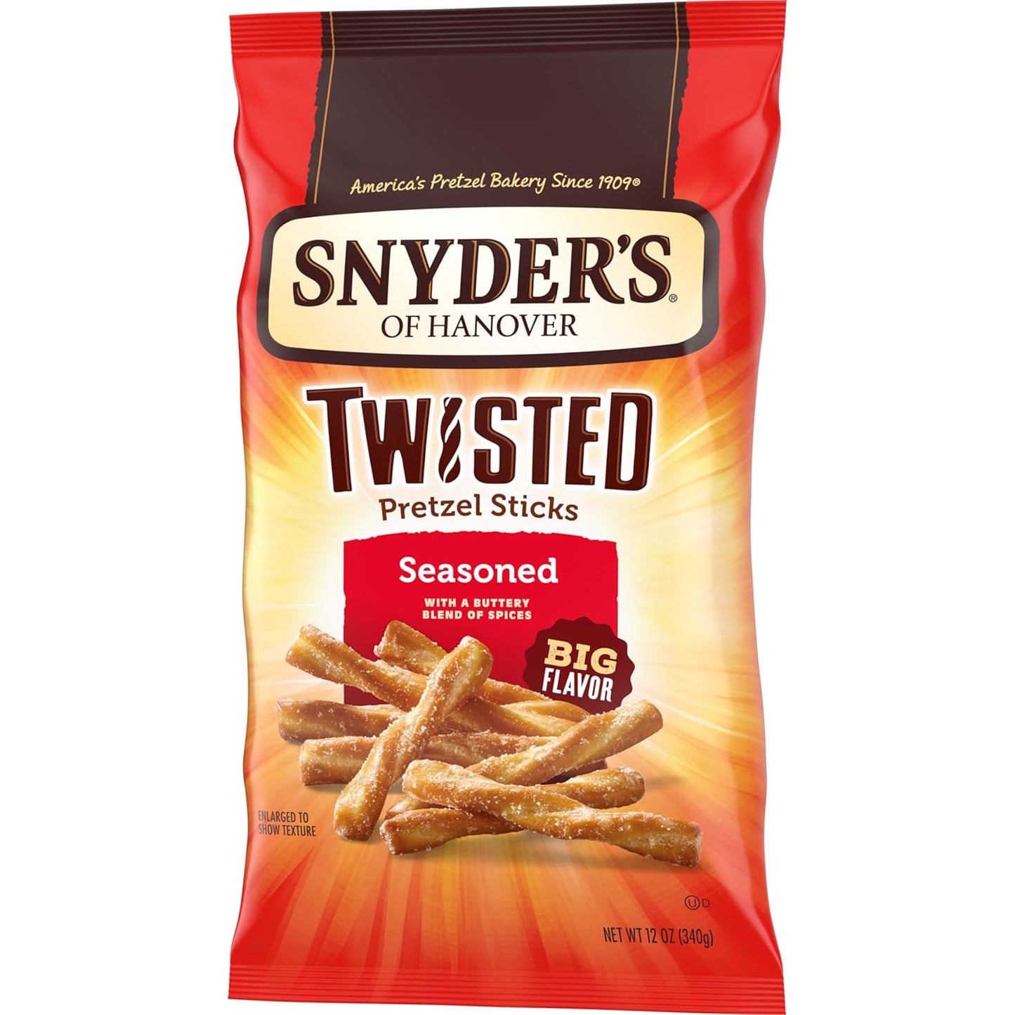 Snyder's of Hanover Pretzel Sticks Study Hall and Dorm Room Snack for Focused Grazing
