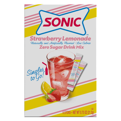 Sonic Singles to Go! Variety Pack – Sugar-Free Water Flavoring for Study Sessions, Library Breaks, and Brain-Boosting Focus