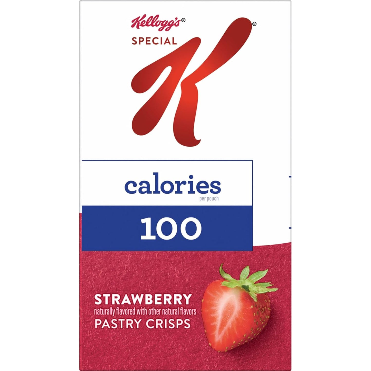 Special K Bar Pastry Crisps, Strawberry – Sealed Pouch Snack for Picnics and Open-Air Outings