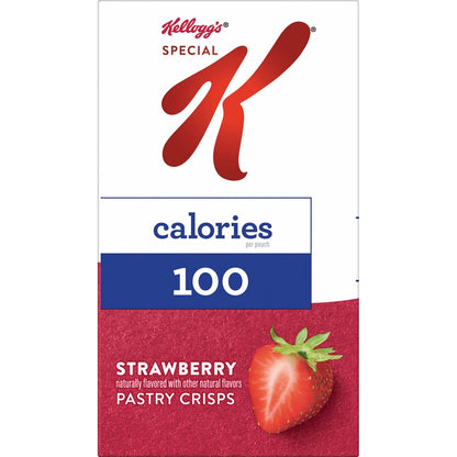 Special K Bar Pastry Crisps, Strawberry – Sealed Pouch Snack for Picnics and Open-Air Outings
