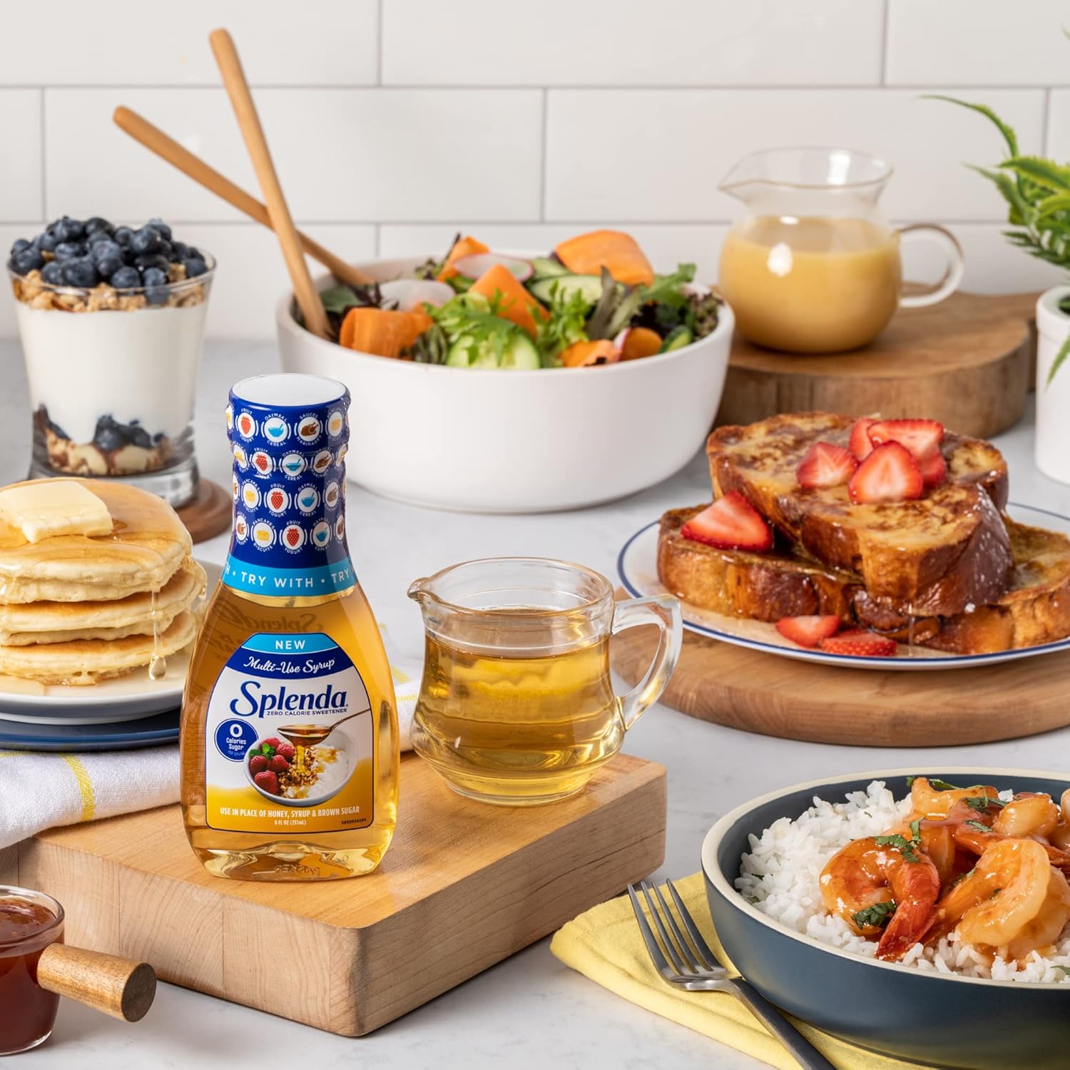 Splenda Allulose Syrup 8oz, Impulse Buy Gift Idea for Coffee Lovers and Home Chefs, Zero Calorie Sweetener Present