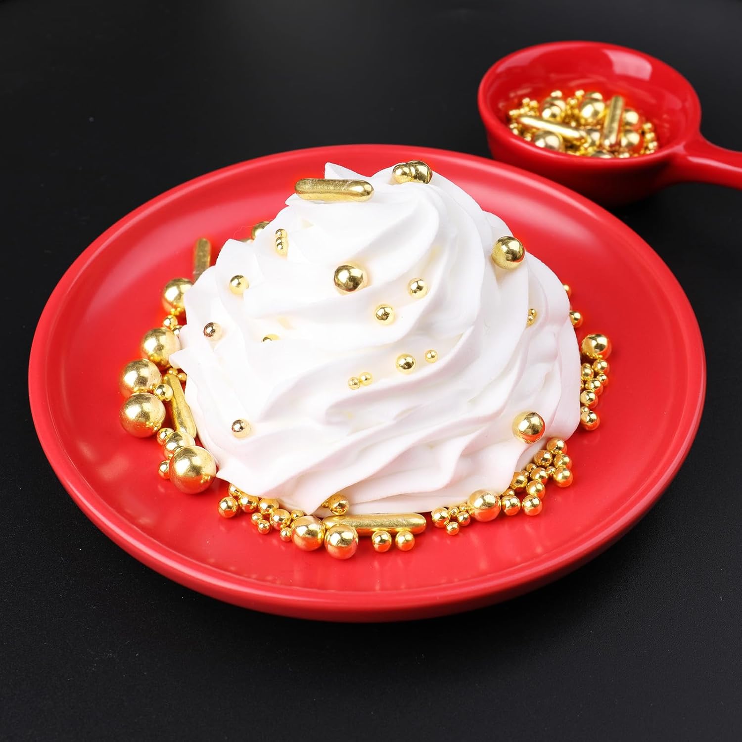 Sprinkles – Aesthetic Metallic Sprinkle Mix for Beautiful Home Bakery Displays, 4.6oz Edible Decor