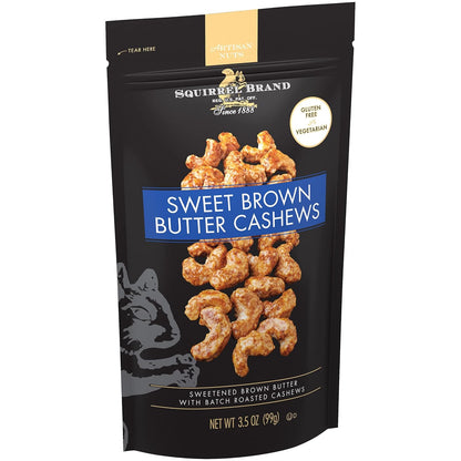 Squirrel Brand Sweet Brown Butter Cashews – Calm, Crunchy Companion for Your Bath and Book Ritual