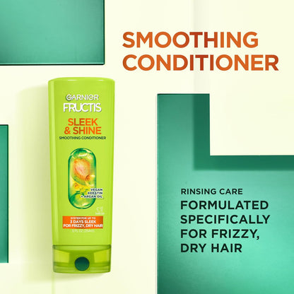standard cream conditioner applied from root to tip and rinsed