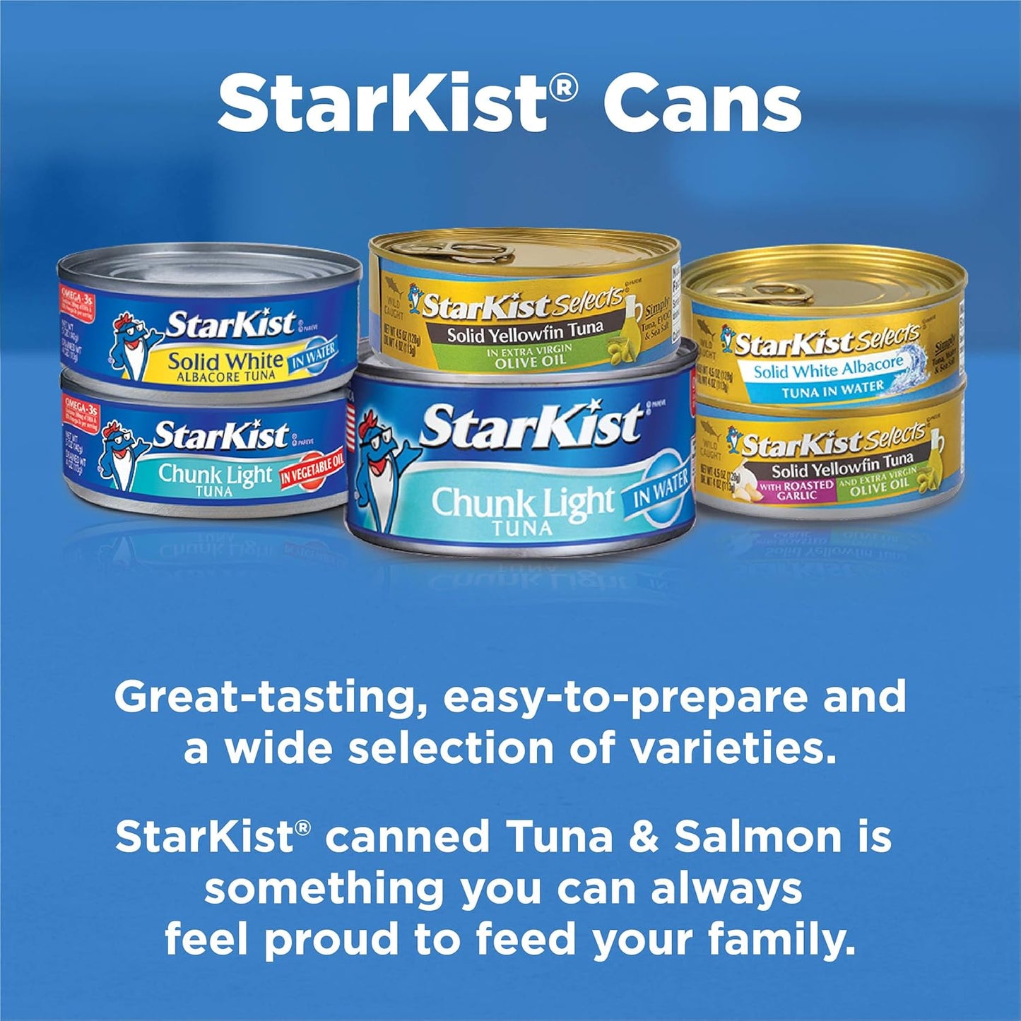 StarKist Selects No Salt Added Chunk White Albacore Tuna in Water - 4.5 oz Can for Simple Whole Food Meal Prep