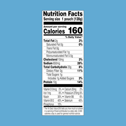 StarKist Smart Bowls Mediterranean Tuna Bowl 4.5 oz Retort Pouch – Balanced Complex Carb and Fiber Lunch for Health Conscious Meal Prep