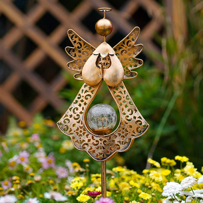 Starryfill Crackle Glass Stake Light – Soothing Patio Ambiance for Unwinding After a Long Day