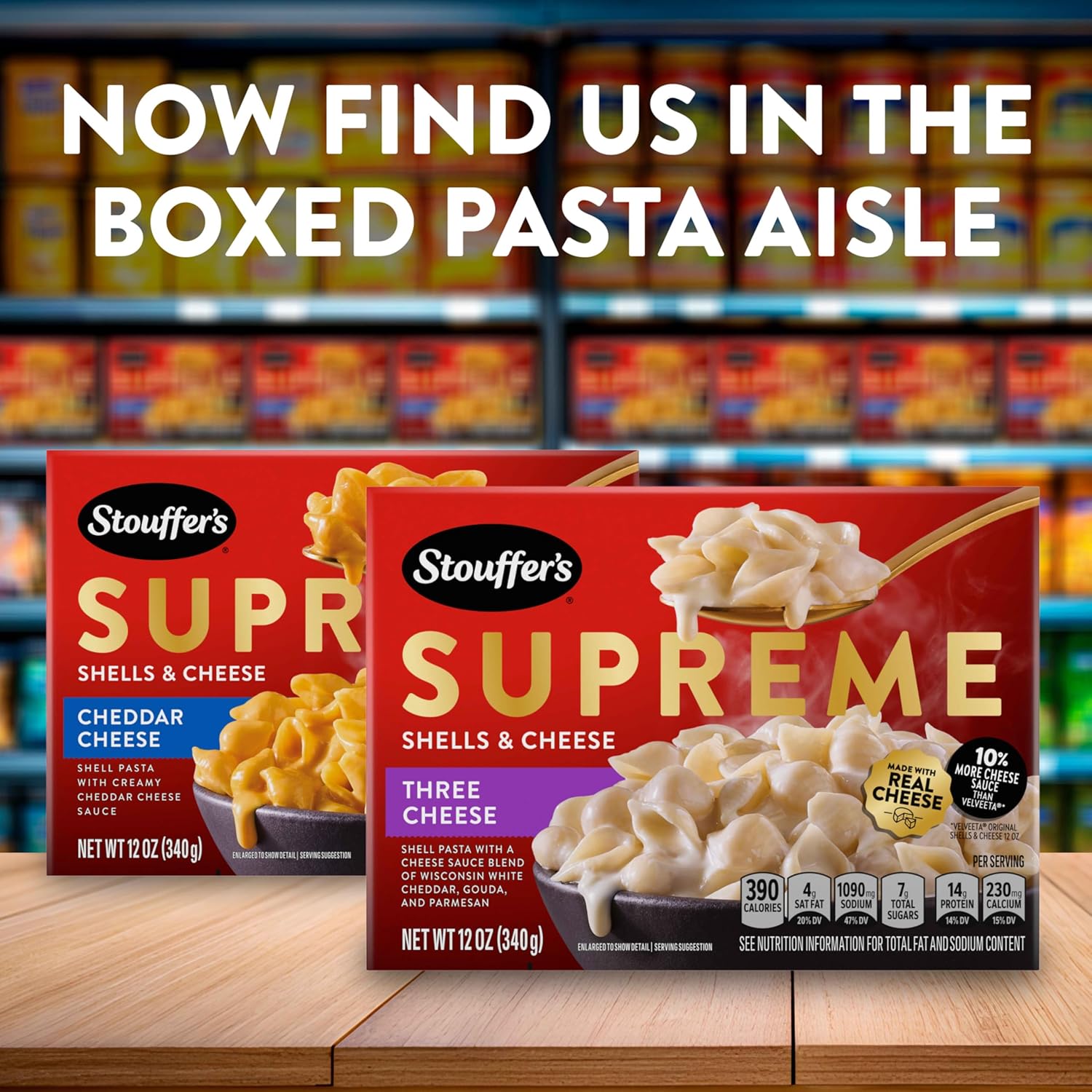 Stouffer's Supreme Shells Three Cheese Stovetop Mac – No-Fuss Real Cheese Pasta for Uncluttered Apartment Kitchens