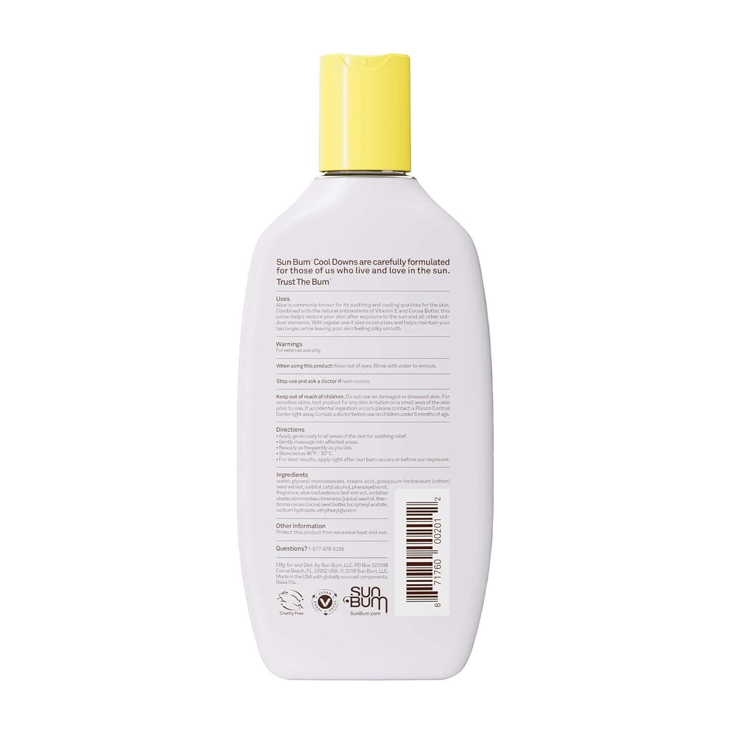Sun Bum After-Sun Care Lotion – Lightweight Formula for Poolside, Patio & Outdoor Adventures