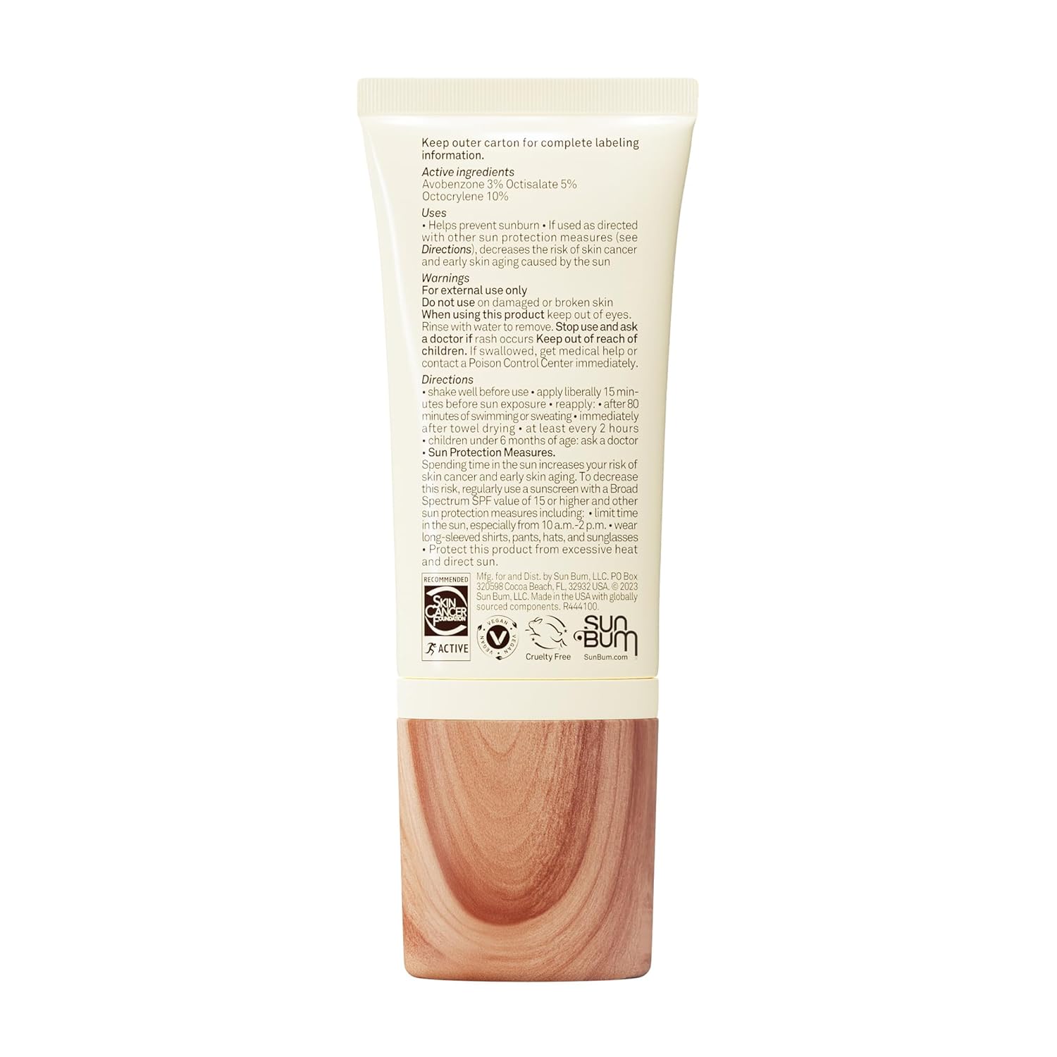 Sun Bum Outdoor Face Lotion SPF 30 – Water-Resistant Glow Sunscreen for Active Lifestyles