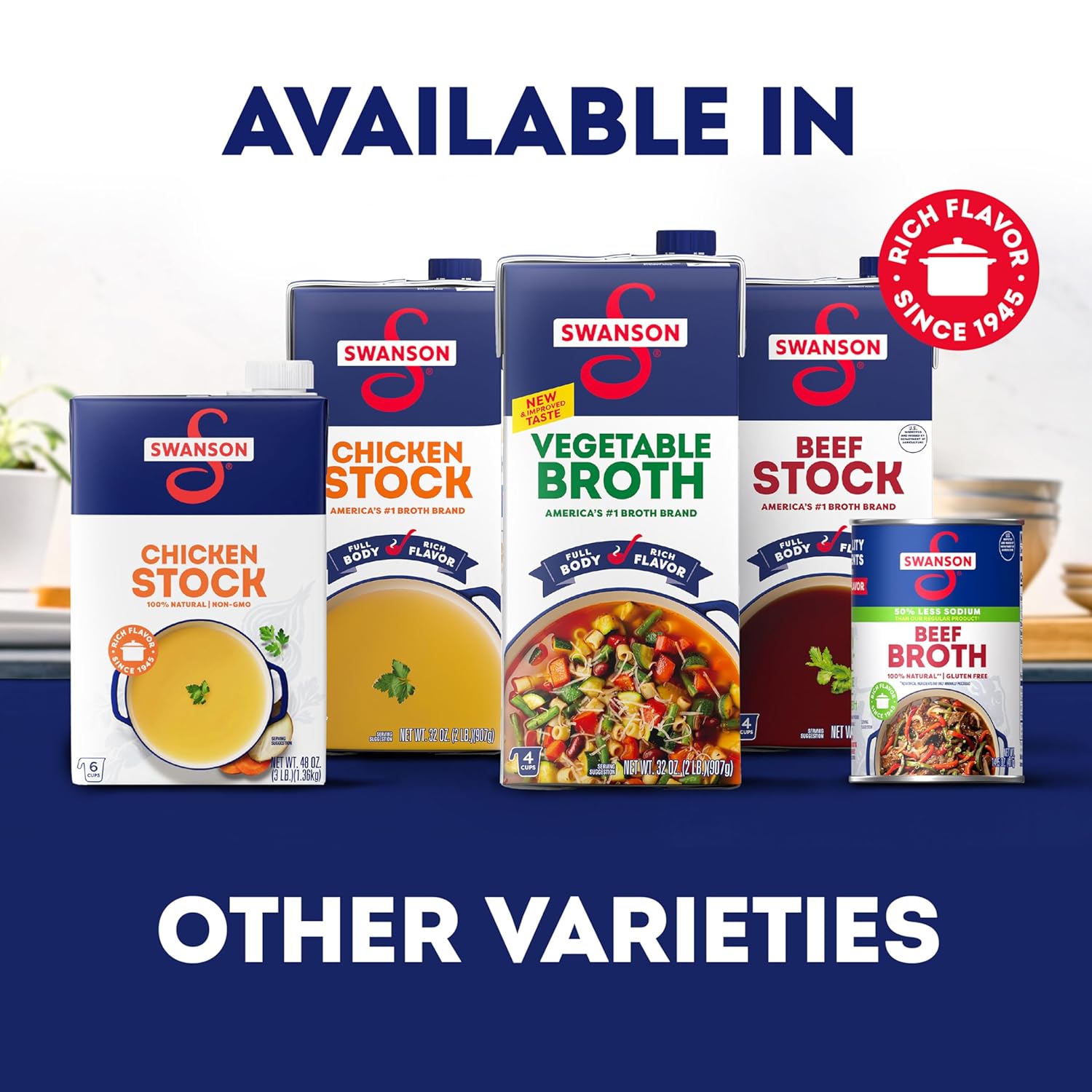 Swanson Ready Ramen-Style Broth – Housewarming Gift Idea for New Apartment Kitchens, 32 oz
