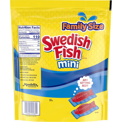 SWEDISH FISH Soft & Chewy Candy Road Trip Snacks for Kids, 12 Pack of 3.1 oz Travel Size Boxes