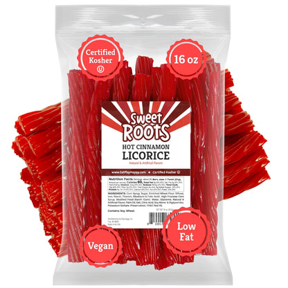 Sweet Roots Blue Raspberry Chewy Licorice Candy – 16 oz Bulk Bag for Hiking Packs, Beach Totes, and Backyard BBQs
