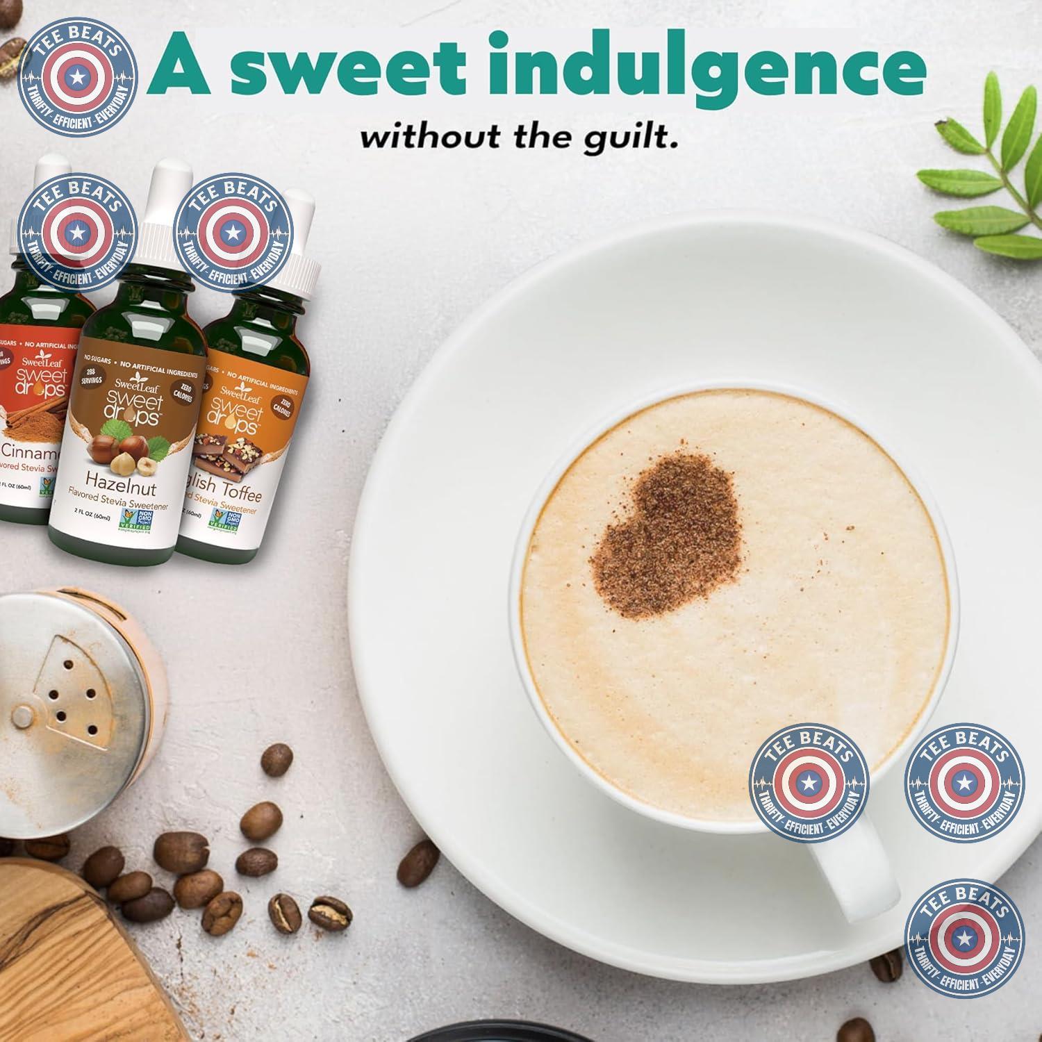 SweetLeaf Liquid Stevia Vanilla Creme Drops – Care Package Friendly Gift for Keto Friends, Housewarming and Wellness Stocking Stuffer