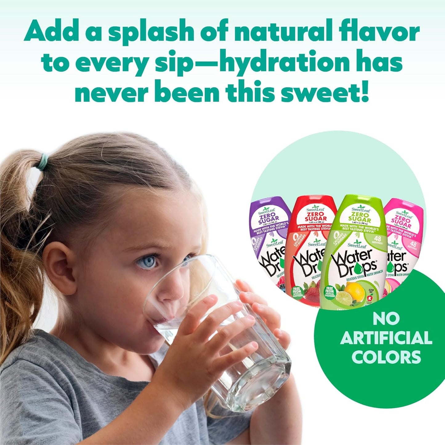 SweetLeaf Water Drops – Thoughtful Low-Carb Gift for Health-Conscious Friends, Strawberry Kiwi Stevia Flavor, Pack of 2