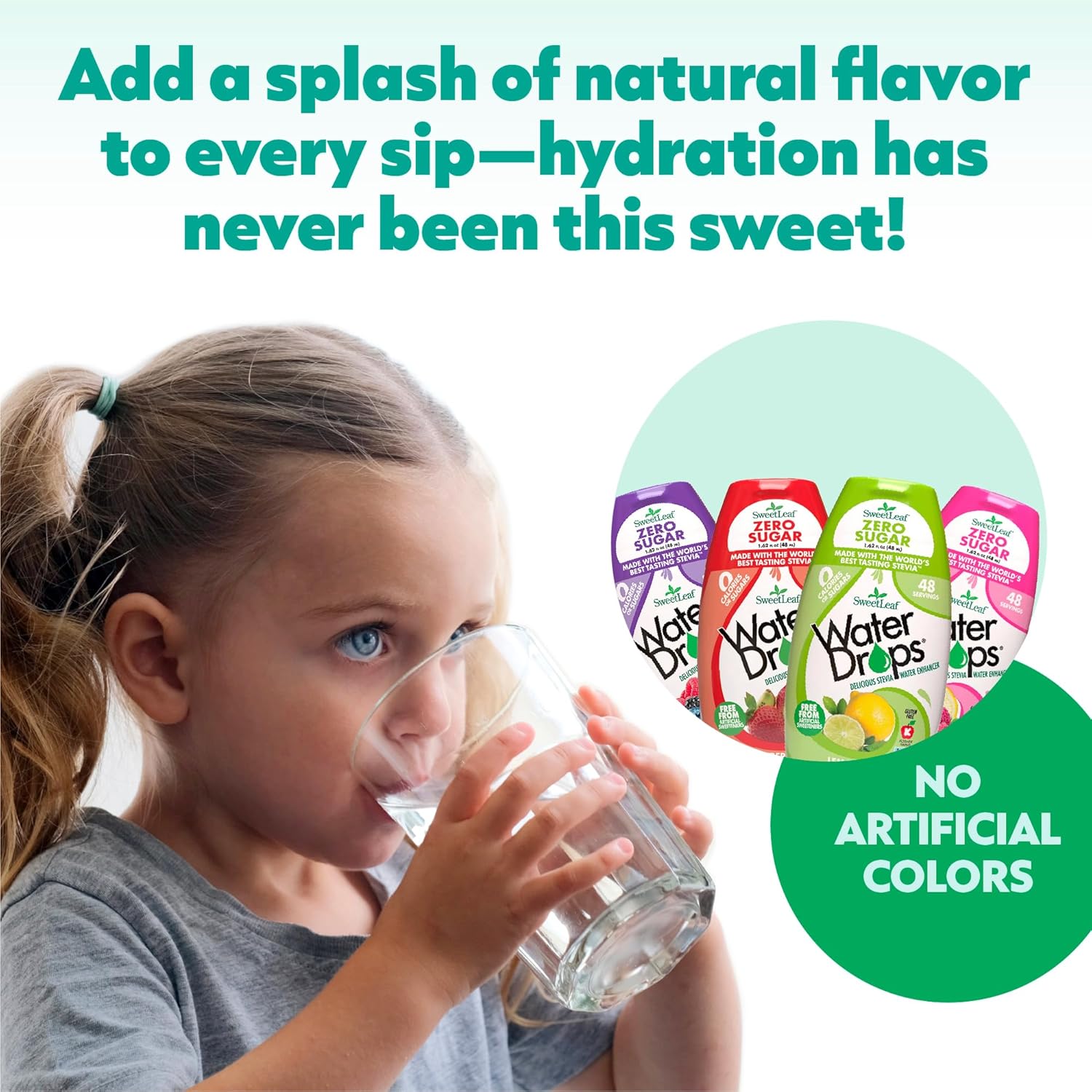 SweetLeaf Water Enhancer Drops – Travel-Size Flavored Hydration for Hiking, Camping, and Outdoor Adventures, Strawberry Kiwi, 2 Pack