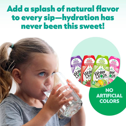 SweetLeaf Water Enhancer Drops – Travel-Size Flavored Hydration for Hiking, Camping, and Outdoor Adventures, Strawberry Kiwi, 2 Pack
