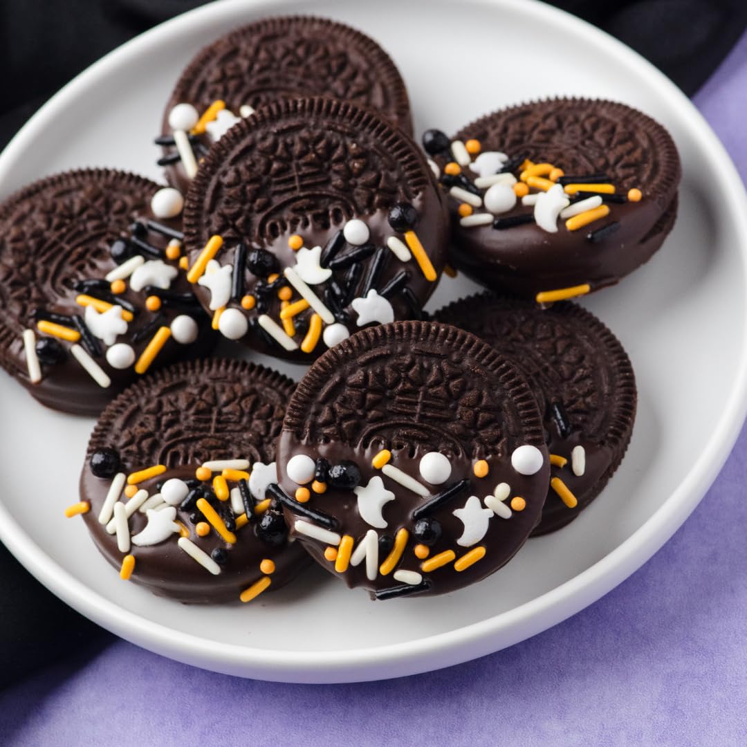 Sweets Indeed Halloween Sprinkle Mix – Nut Free, Dye Free Sprinkle for School Safe Treat Making