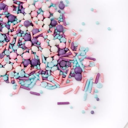 Sweets Indeed Sprinklefetti Kid Friendly Sprinkle Jar in Reusable Container – Easy Dessert Topper for Playdates, Birthday Tables, and Family Baking