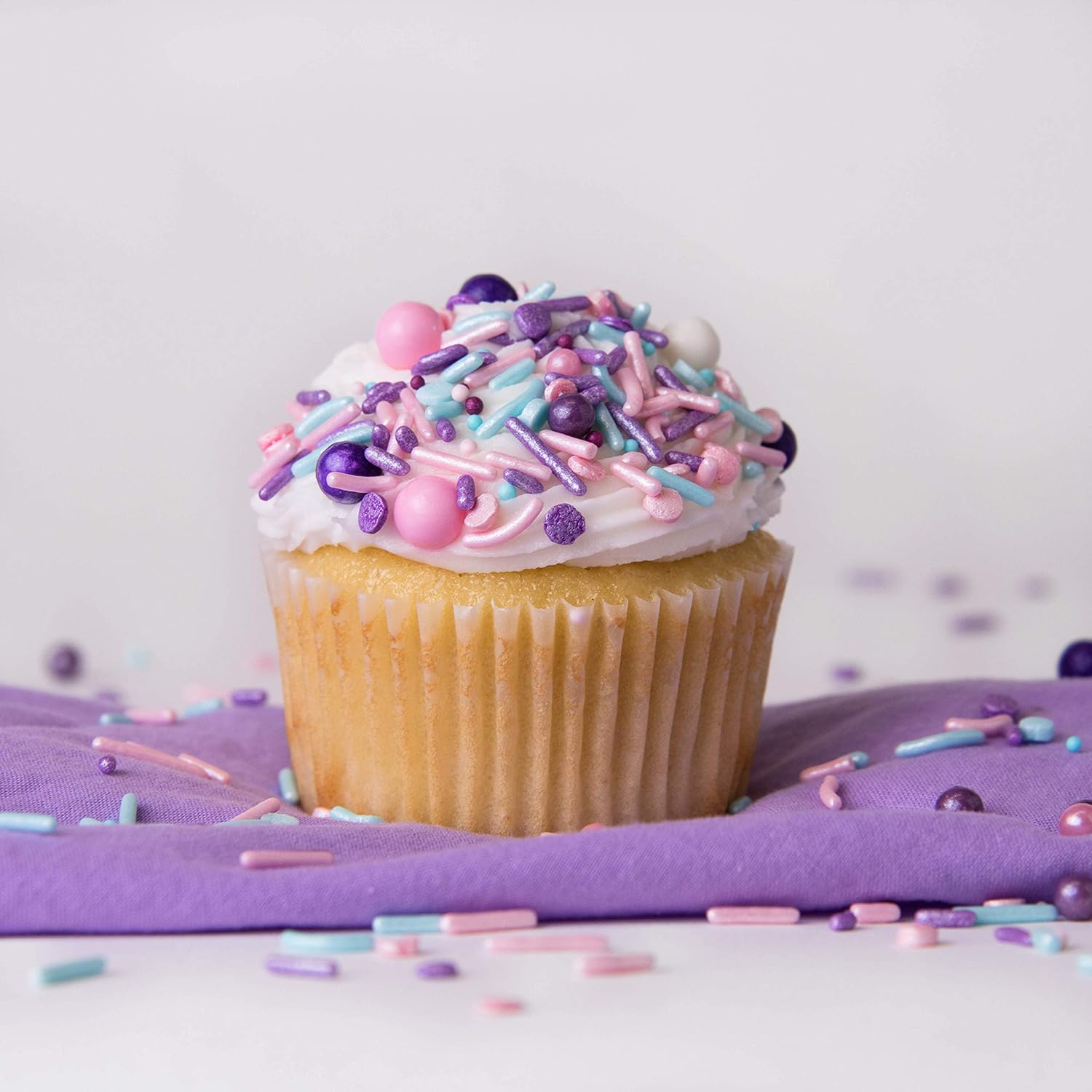 Sweets Indeed Sprinklefetti Kid Friendly Sprinkle Jar in Reusable Container – Easy Dessert Topper for Playdates, Birthday Tables, and Family Baking