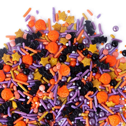 Sweets Indeed Toil & Trouble Sprinklefetti – Themed Toppings for Spooky Cake Pops & Halloween Bark Displays