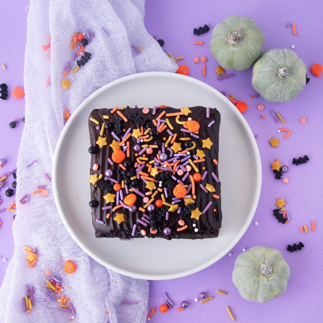 Sweets Indeed Toil & Trouble Sprinklefetti – Themed Toppings for Spooky Cake Pops & Halloween Bark Displays