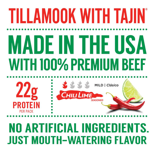 tajin chili-lime seasoning coating on chopped premium beef