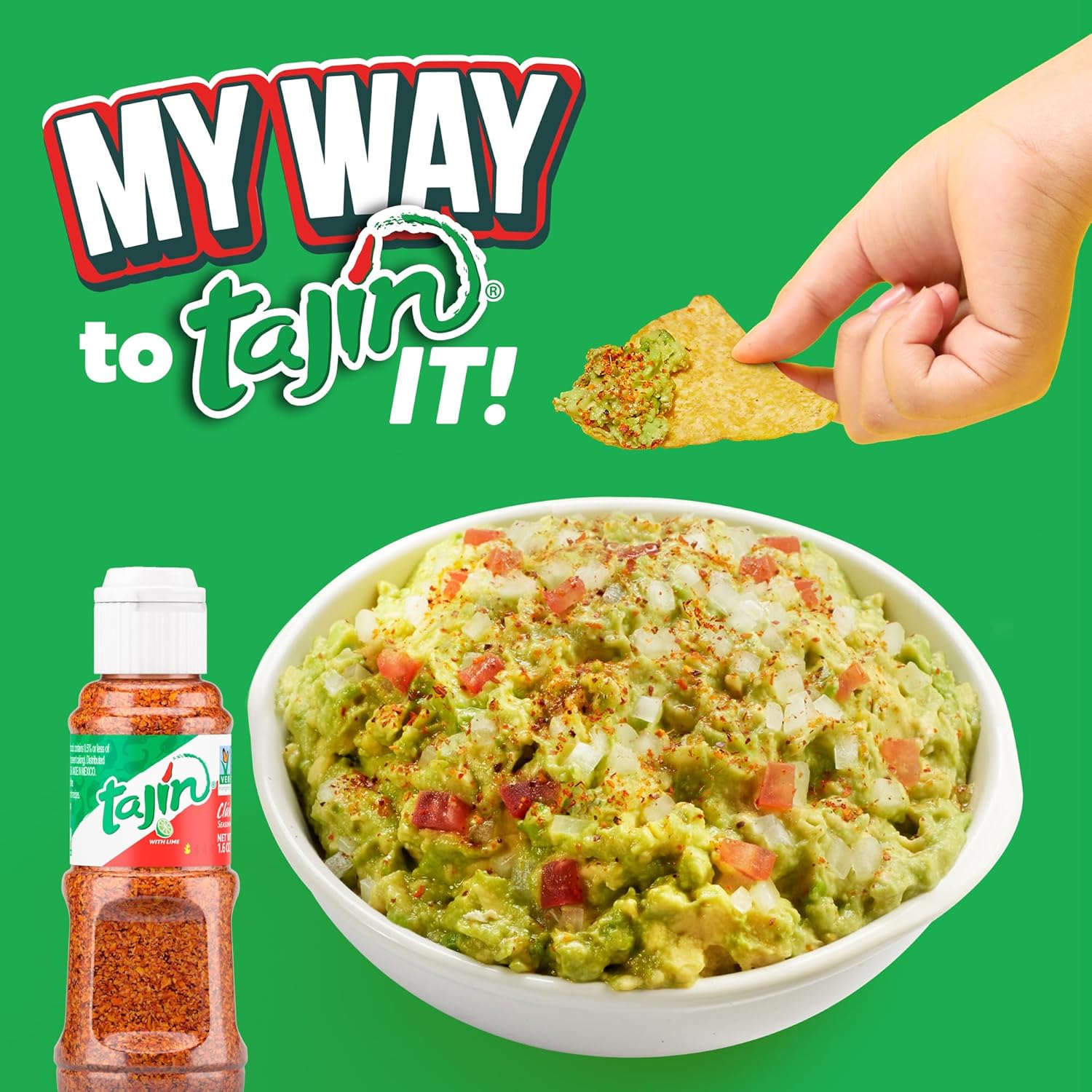 Tajín Clásico Mini 1.6 oz – Compact All-in-One Seasoning for Clutter-Free Kitchen Counters