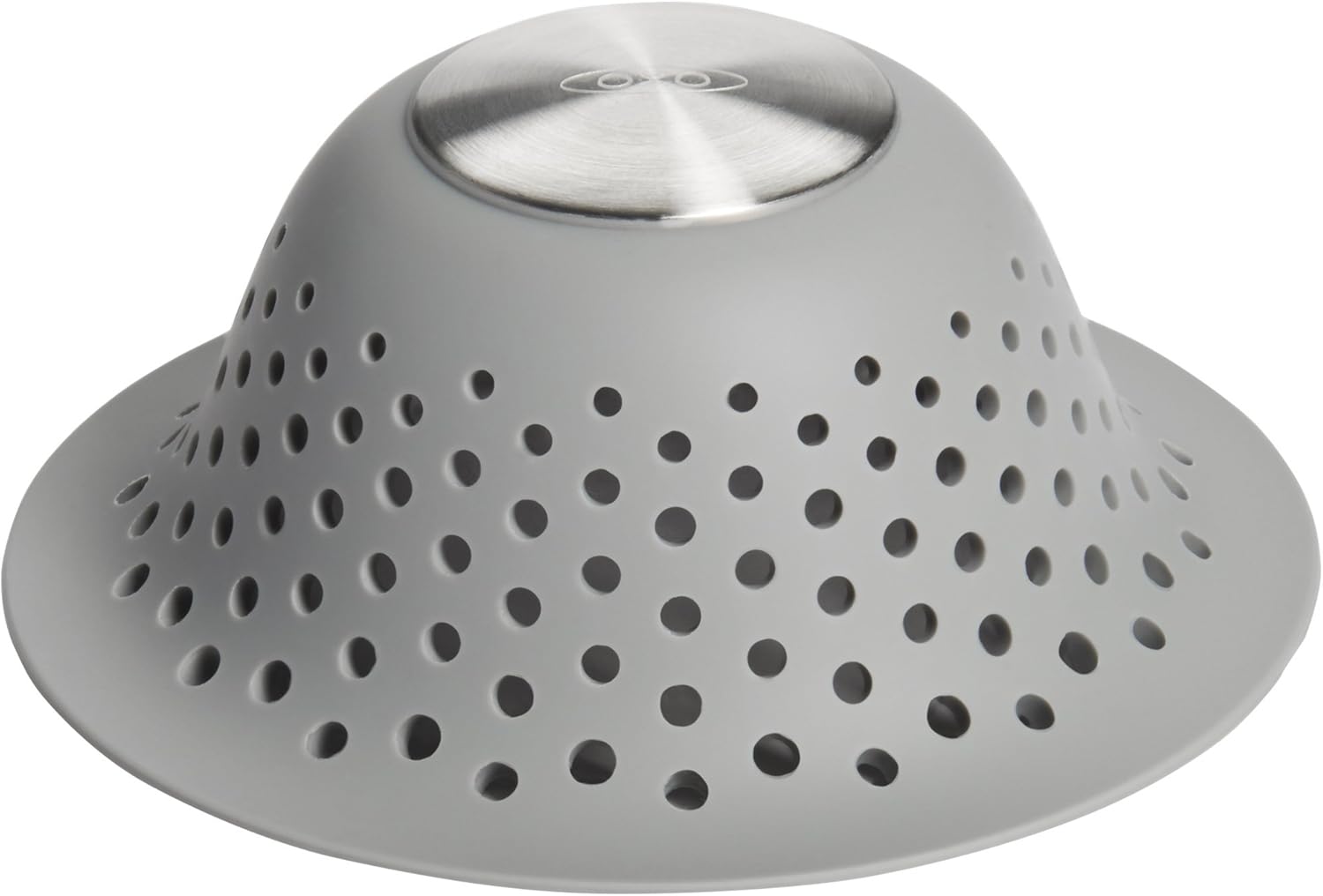 tall domed silicone profile that fits 4.5-inch flat and pop-up drains