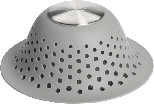 tall domed silicone profile that fits 4.5-inch flat and pop-up drains