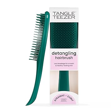 Tangle Teezer Ultimate Detangler Brush – Travel-Toiletry Essential for Beach Vacations, Compact Detangling On the Go