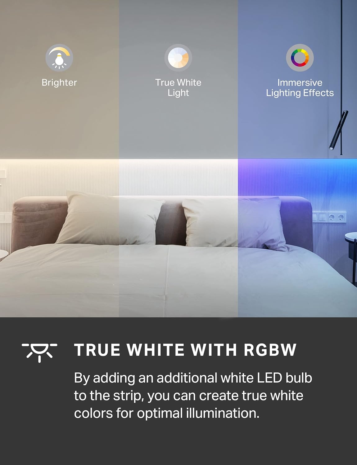 Tapo TP-Link RGBWIC Light Strip – Spa-Like Bath and Self-Care Ambiance with 16M Colors