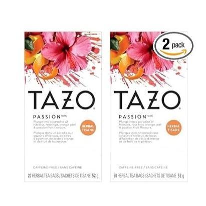 TAZO Passion Herbal Tea – Hotel Conference and Workplace Desk Herbal Alternative to Black Coffee