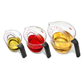OXO Good Grips 3-Piece Angled Measuring Cup Set – BPA-Free Food-Safe Cups for Family-Friendly Kitchens