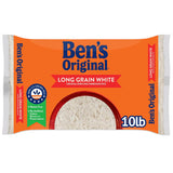 BEN'S ORIGINAL White Rice 10 lb – Everyday Side Dish Base for Dining Room Family Meals and Casseroles