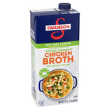 Swanson Natural Goodness Lower Sodium Chicken Broth – Recyclable Carton for a Clutter-Free, Low-Waste Pantry