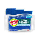 Scotch-Brite Zero Scratch Scrub Sponge – Gentle Bathroom Scrubber for Homes with Pets and Toddlers