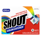 Shout Color Catcher Sheets – Focus-First Laundry Solution for Shared Laundry Room, 24 Count