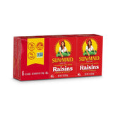 Sun-Maid Sun-Dried Raisins – Nostalgic Holiday Gift Basket Addition, 6-Pack Single Serve Boxes