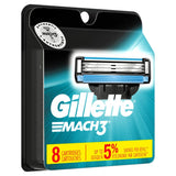 Gillette Mach3 Replacement Cartridges – Efficient Single-Stroke Shaving for Time-Conscious Men