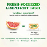 True Citrus Grapefruit Flavored Water Packets – Office Drawer Hydration Solution for the Workplace, Zero Calorie